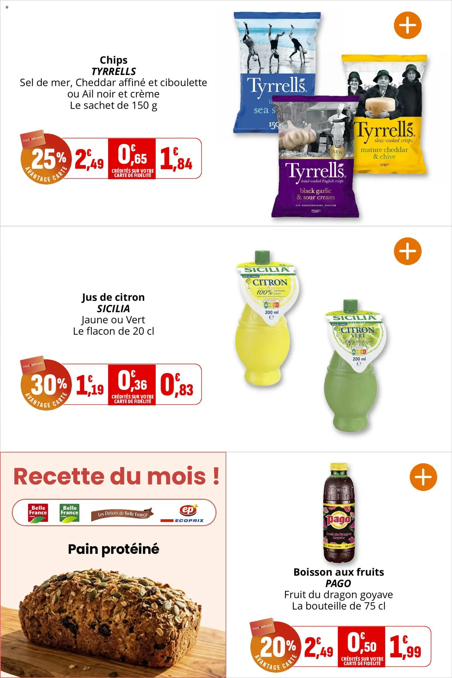 {H1} | Page: 28 | Produits: Citron vert, Jus de citron, Pain, Jus