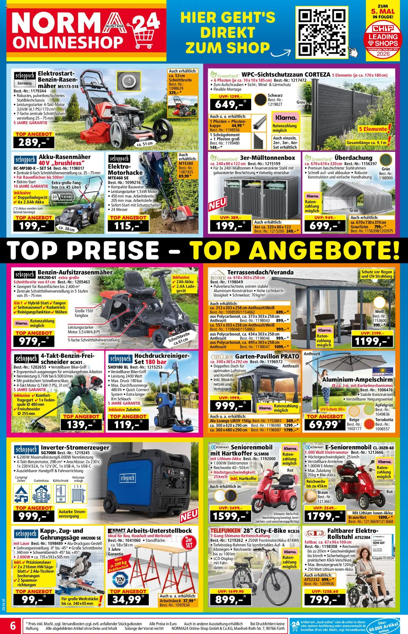 Norma Online shop gültig ab 13.07.2026 | Seite: 1 | Produkte: Kappe, Kühlschrank, Box