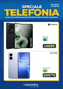 Anteprima del volantino Euronics volantino Telefonia valido a partire dal 23/07/2026