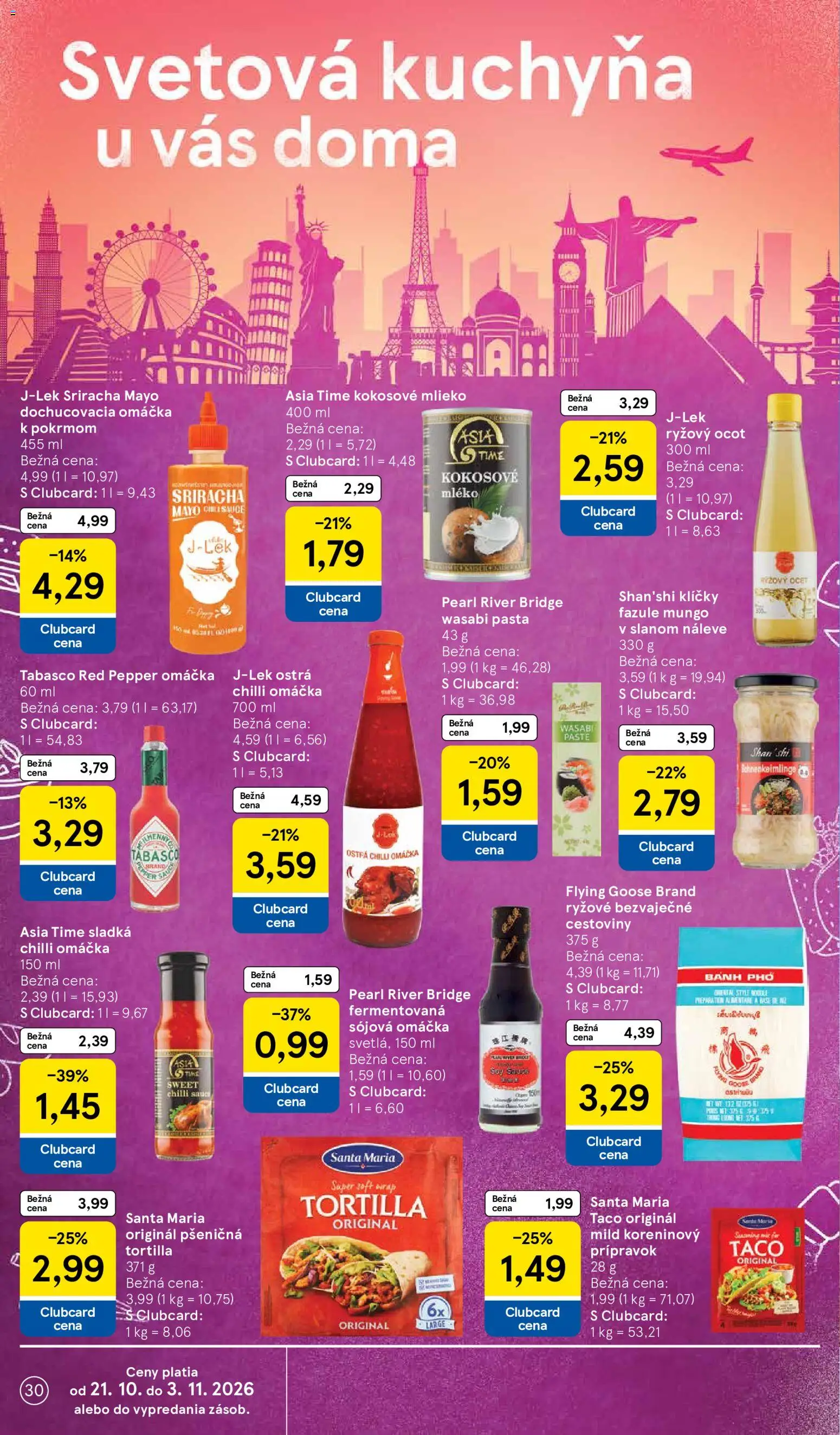 Nové Tesco akcie – leták je platný od 21.10.2026 | Strana: 30