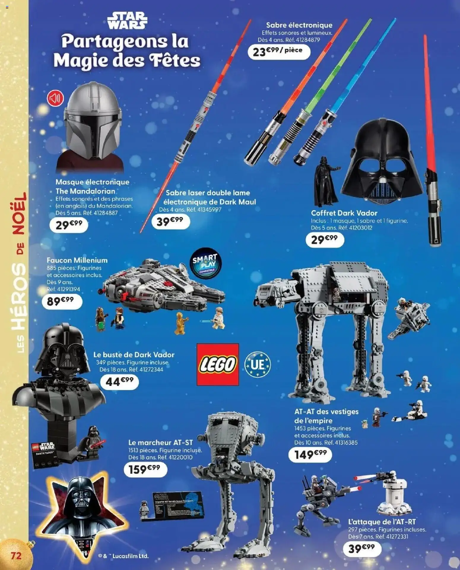 La Grande Récré - LE NOËL DE TOUTES LES PASSIONS à partir du 14/10/2026 - promo en ligne | Page: 72 | Produits: Légo, Masque, Marcheur, Figurines