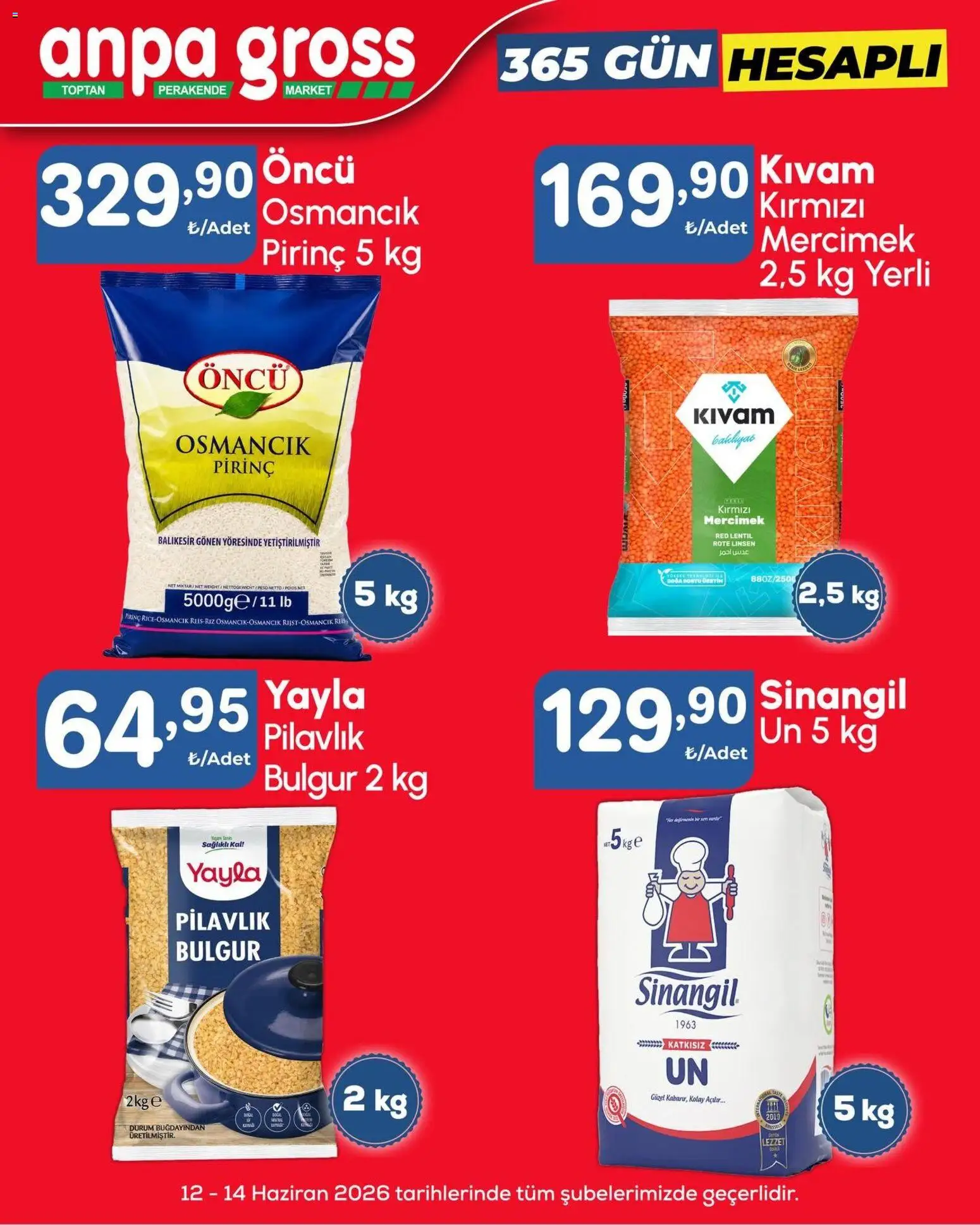 Anpa Gross Katalog - 12.06.2026 tarihinden itibaren geçerlidir | Sayfa: 2 | Ürünler: Ravioli, Pirinç