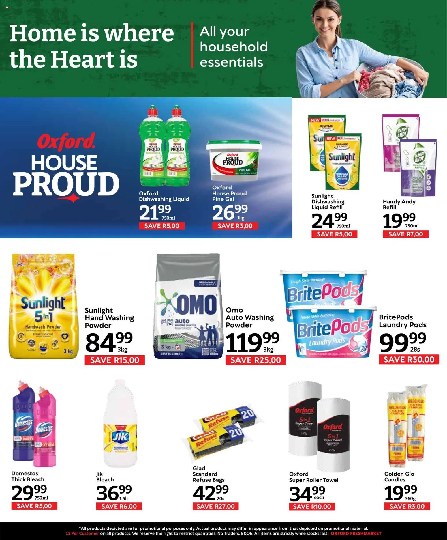 New Oxford Freshmarket catalogue – valid from 02/09/2026 | Page: 15 | Products: Handwash, Powder, Cream, Dishwashing liquid