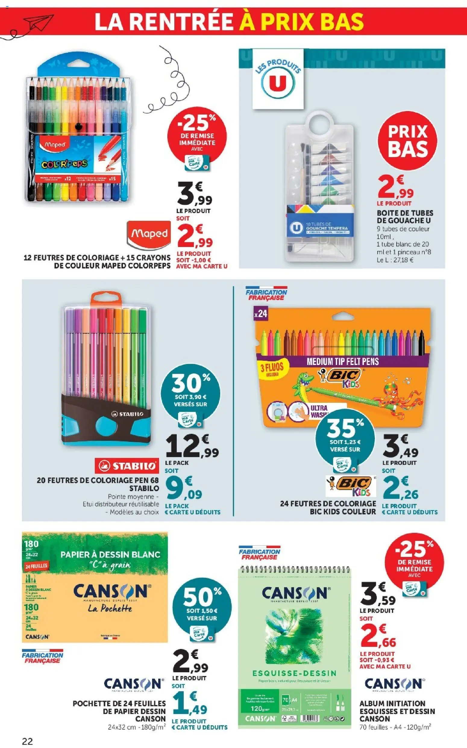 {H1} | Page: 22 | Produits: Étui, Pinceau, Papier blanc