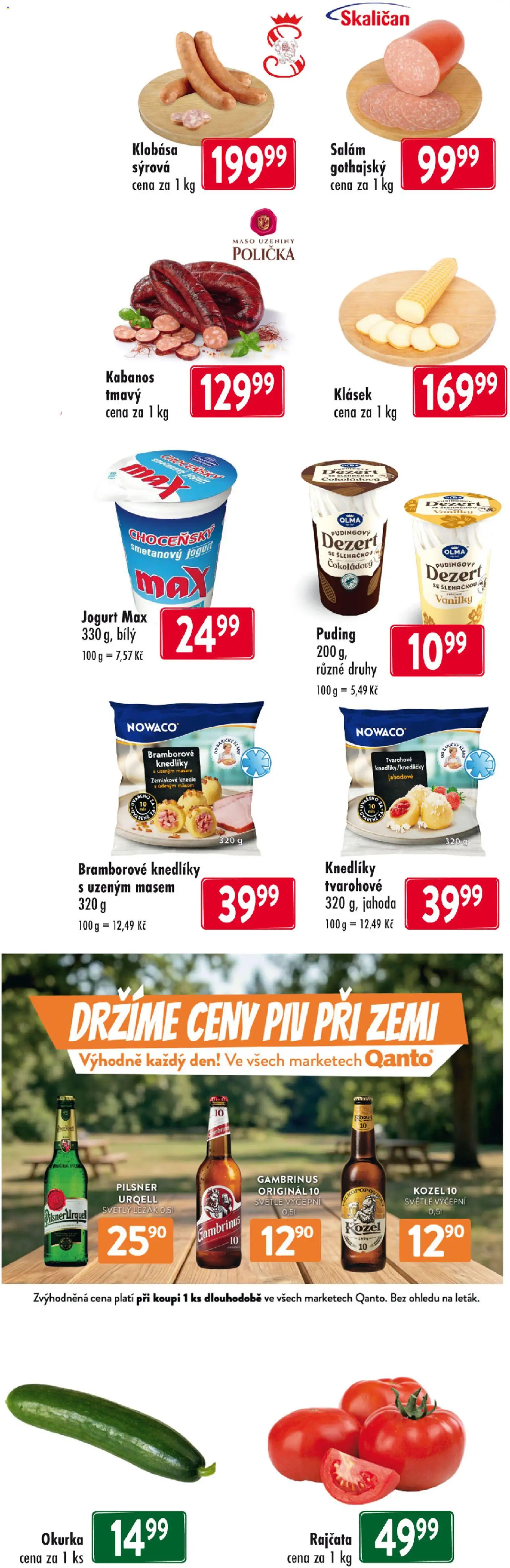 Astur & Qanto leták od 28.05.2026 | Strana: 3 | Produkty: Jogurt, Rajčata, Kozel 10, Klobása