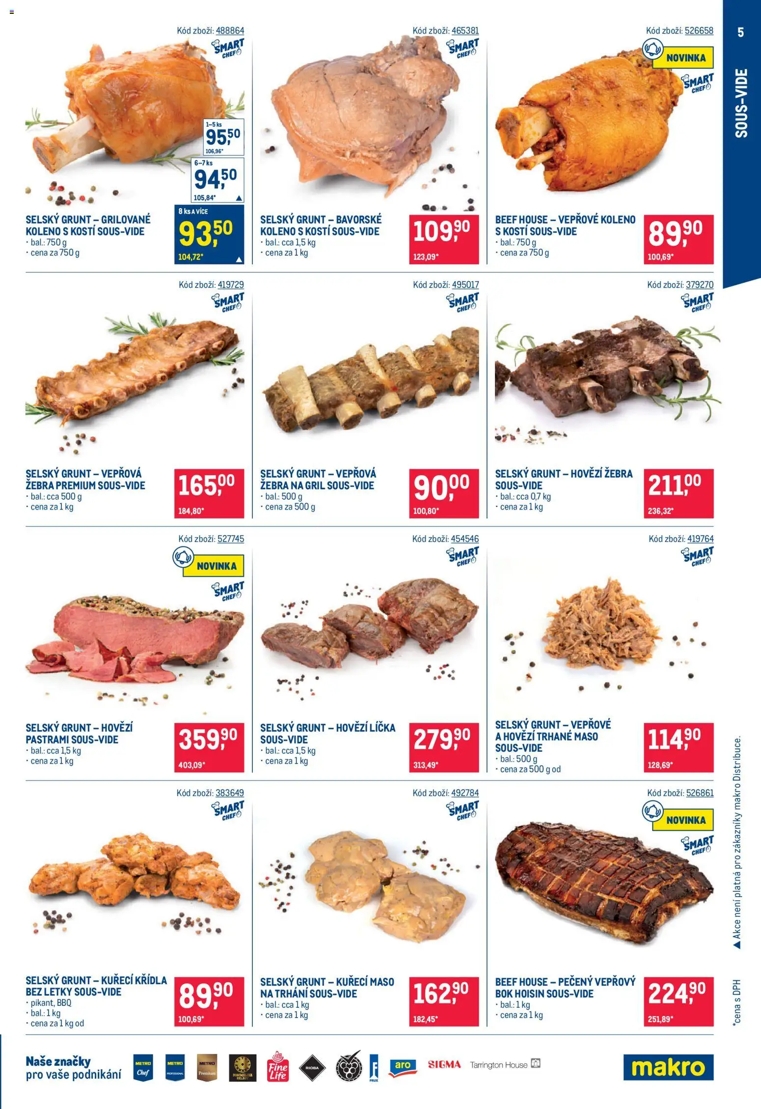 Makro leták - Street Food od 17.06.2026 | Strana: 5 | Produkty: Hovězí líčka, Hovězí, Trhané maso, Maso
