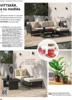 Vista previa IKEA - Muebles de exterior válido desde el 01/09/2026 | Página: 36 | Productos: Té, Muebles, Sofá, Jarra con tapa
