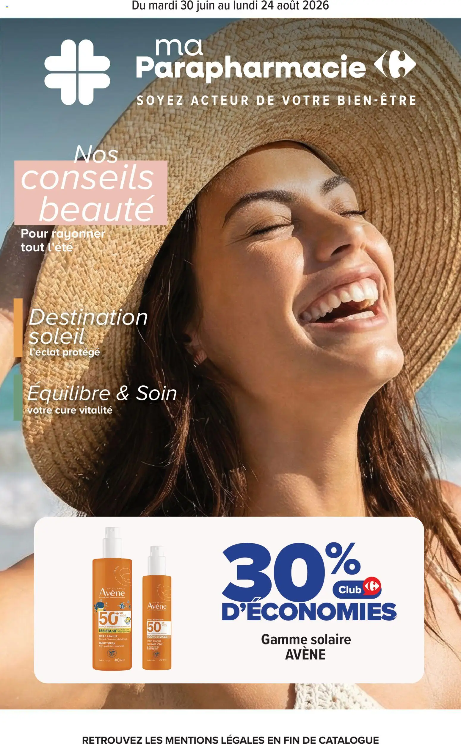 Carrefour Parapharmacie, beauté, santé et bien-être à partir du 30/06/2026 cover