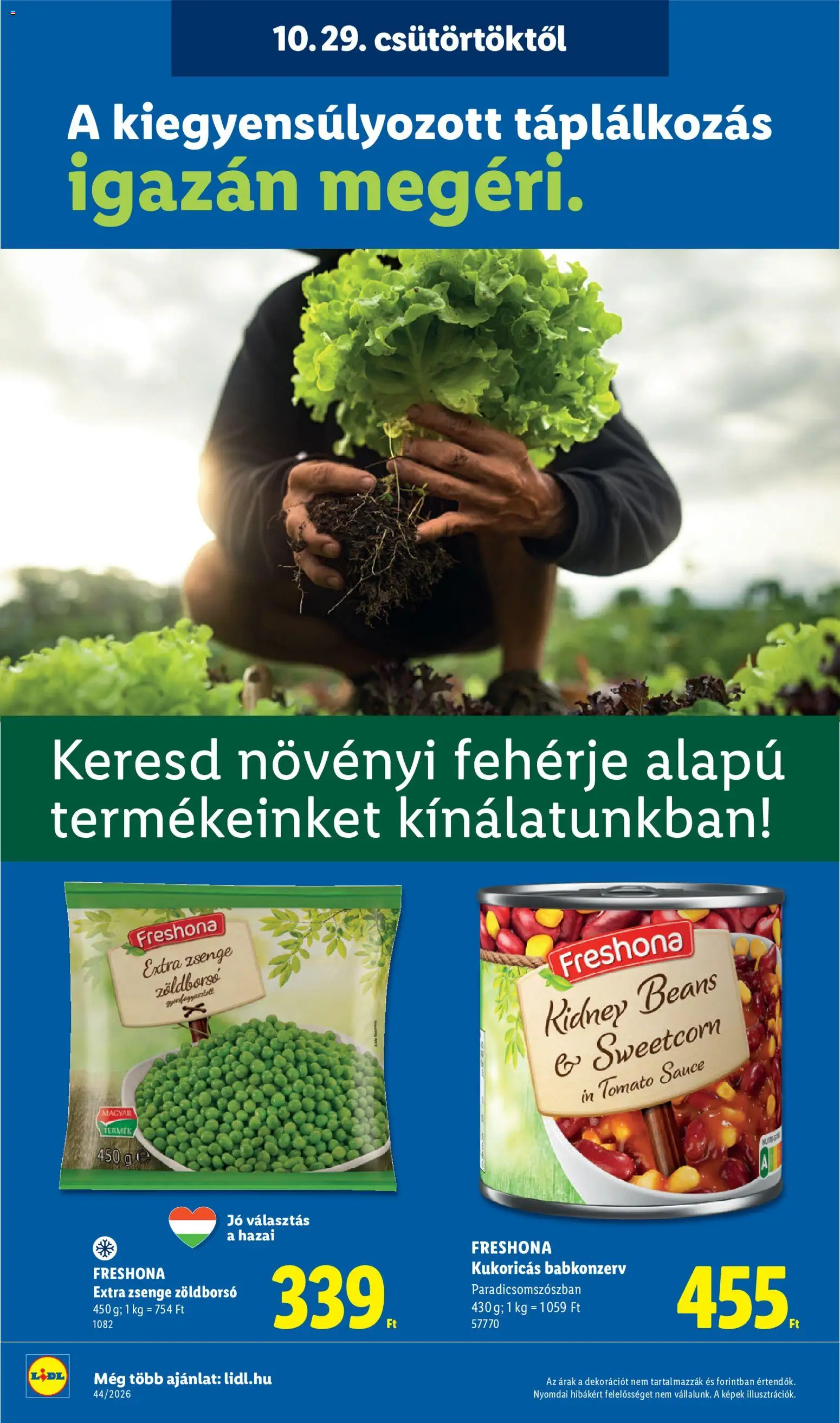 Lidl akciós ujság - amely érvényes a következő dátumtól: 2026.10.29. | Oldal: 30