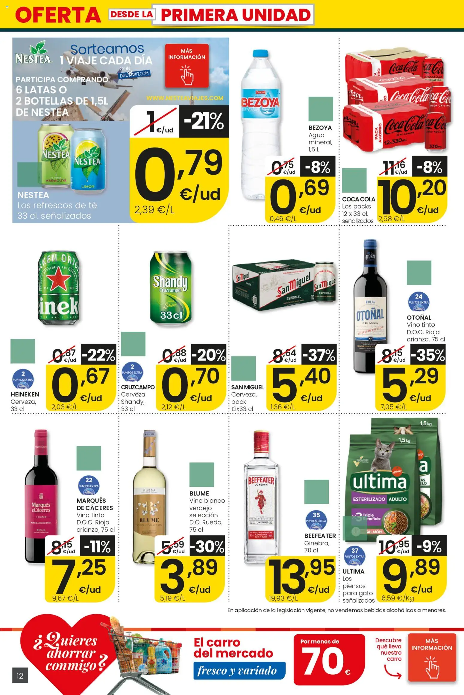Eroski folleto │ válido desde el 01/10/2026 | Página: 12 | Productos: Vino tinto, Vino, Limón, Agua