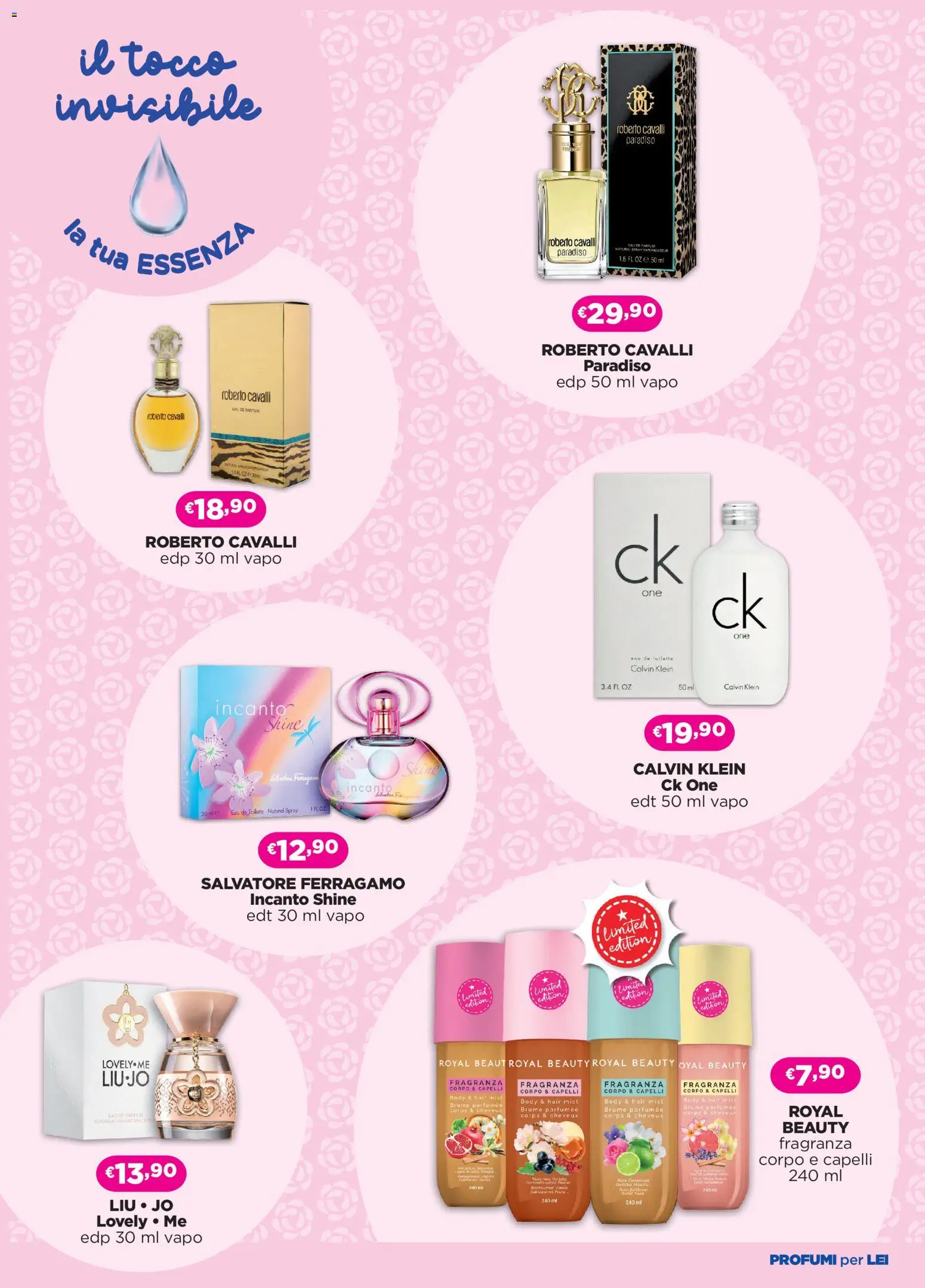 Volantino Acqua e Sapone del 26/08/2026 | Pagina: 4 | Prodotti: Profumi, Fragranza