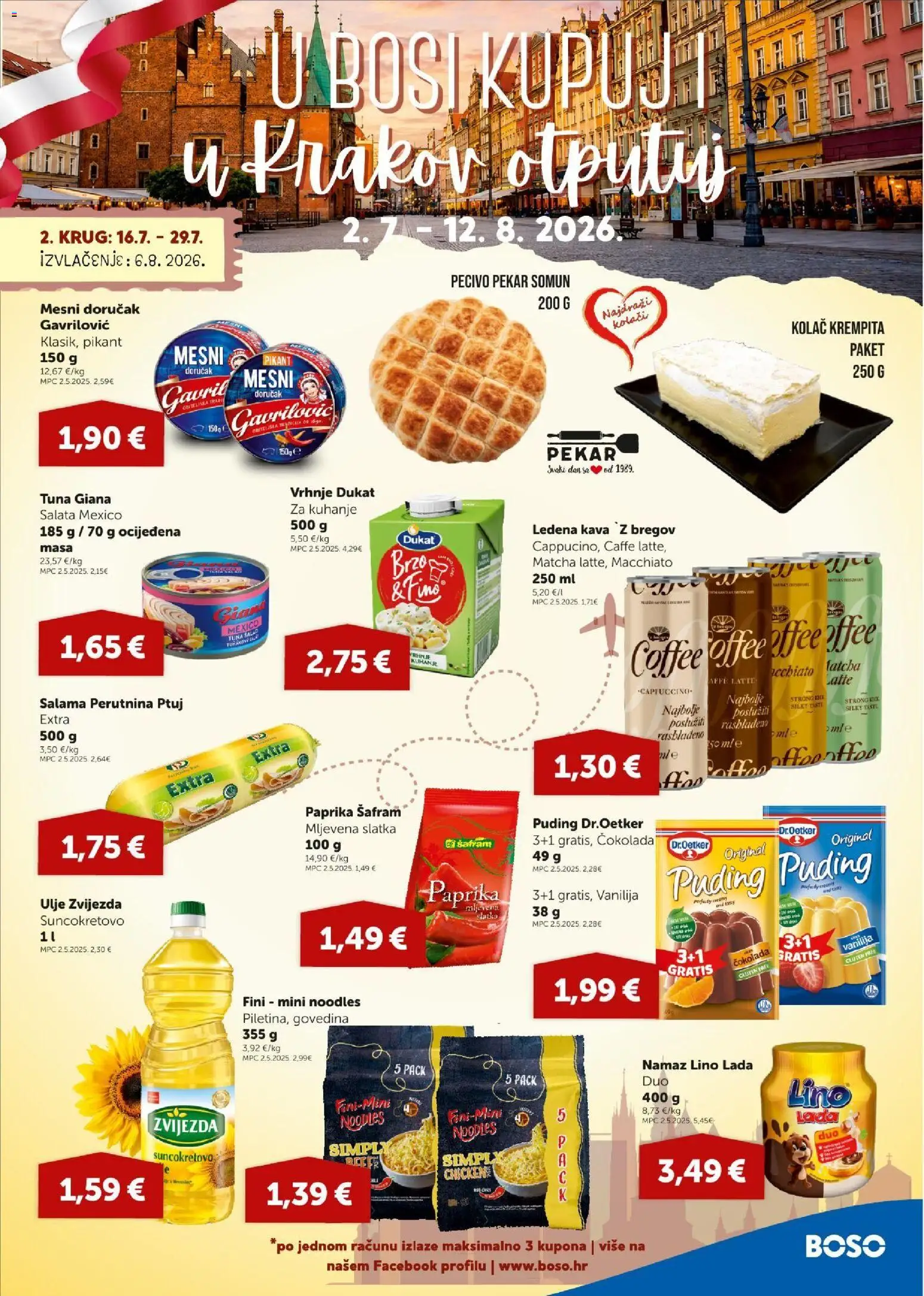 Boso katalog | vrijedi od 16.07.2026 | Stranica: 17 | Proizvodi: Paprika, Perutnina Ptuj, Pecivo, Namaz