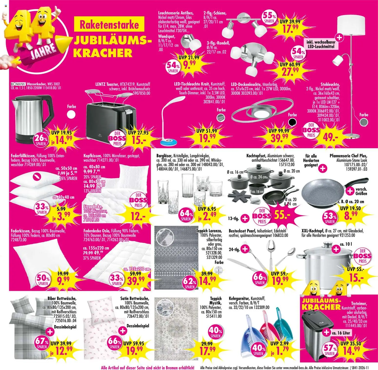 SB Möbel Boss - Broschüre – gültig ab 06.10.2026 | Seite: 11 | Produkte: Whisky, Teppich