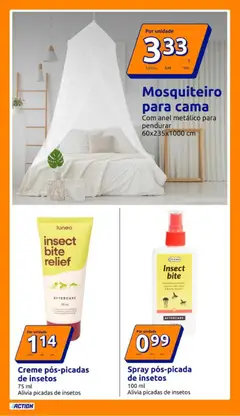 Pré-visualização Action folheto válido de 24/06/2026 | Página: 9 | Produtos: Anel, Cama, Creme