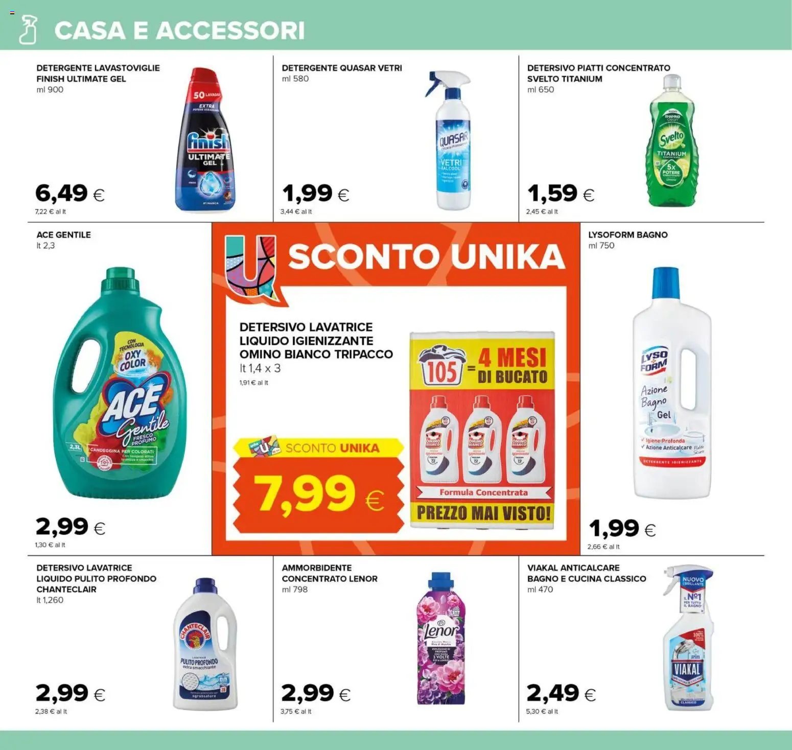 Volantino Oasi del 21/08/2026 | Pagina: 30 | Prodotti: Ammorbidente, Detergente, Lavatrice, Lavastoviglie