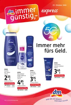 dm drogerie markt Flugblatt ab 29.10.2026 gültig