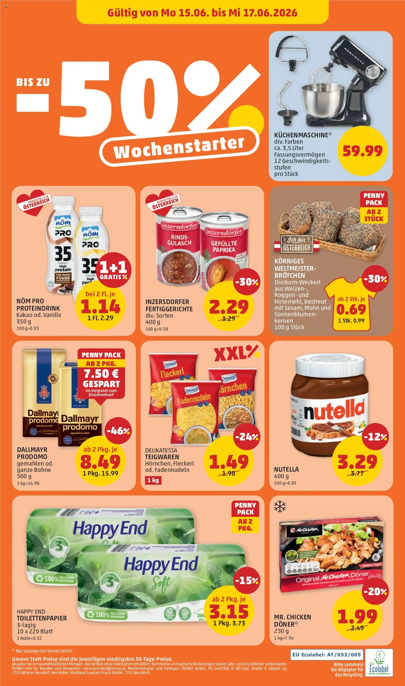 Penny Markt - Flugblatt gültig ab 11.06.2026 | Seite: 28 | Produkte: Fertiggerichte