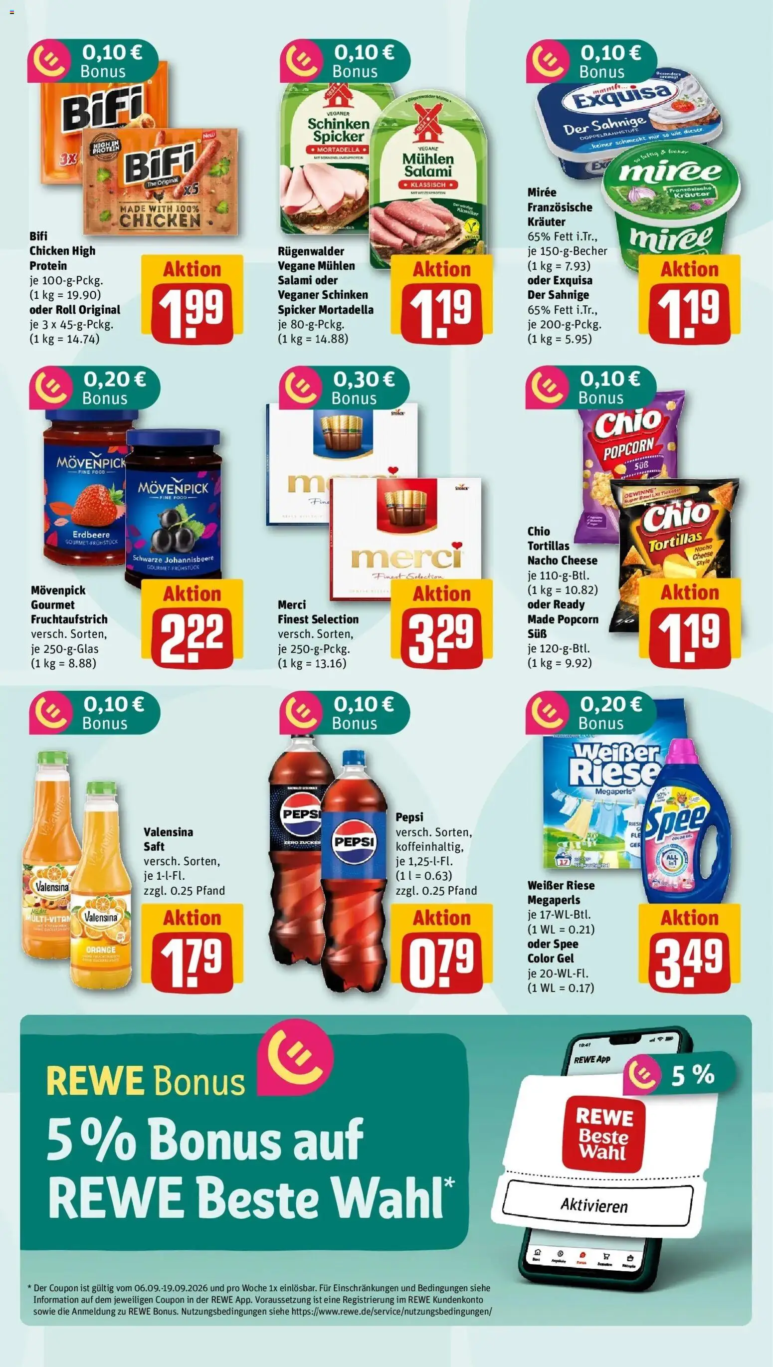 REWE Prospekt ab 14.09.2026 zum Blättern » Angebote | Seite: 5