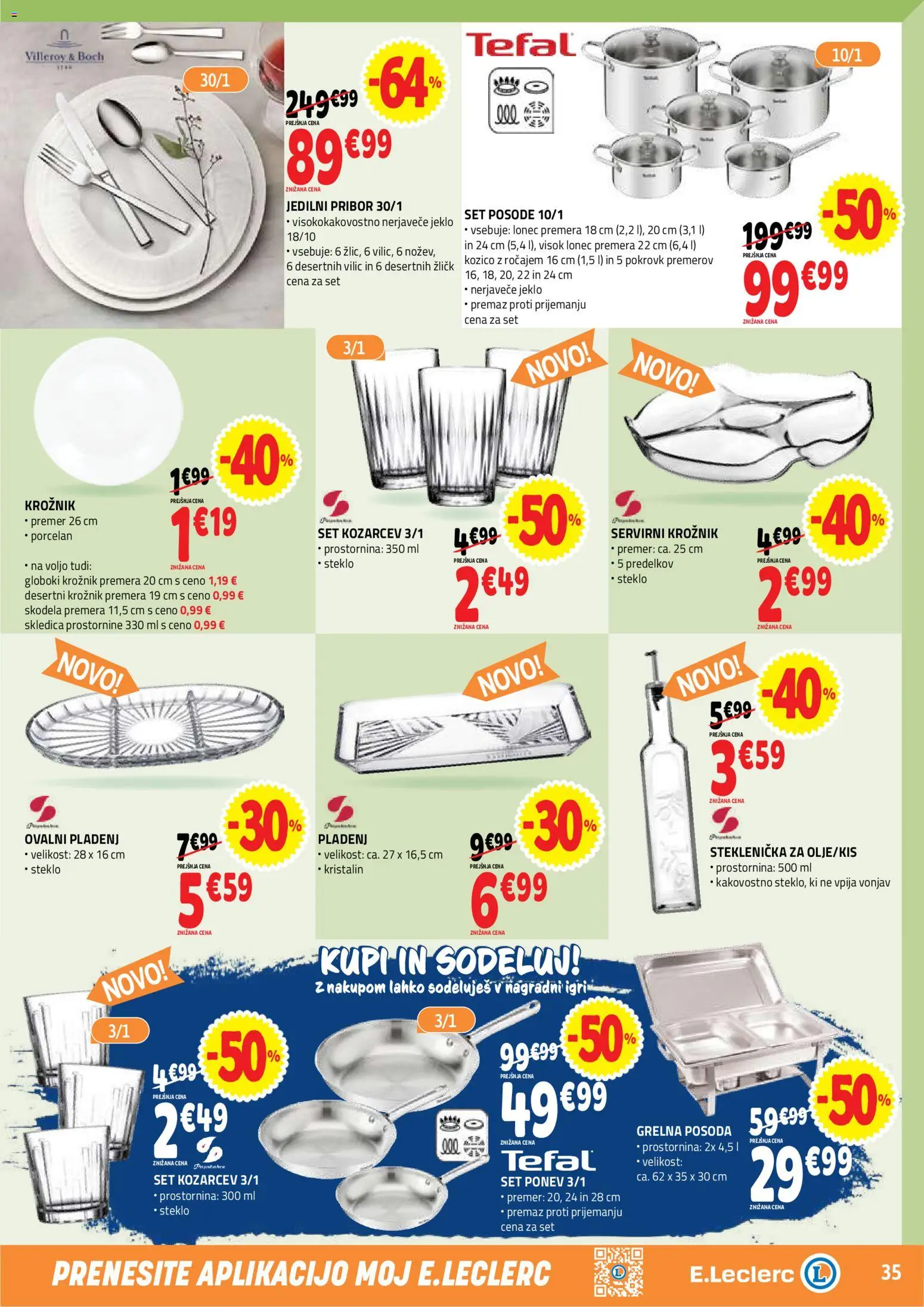 Novi E.leclerc katalog ponudbe – veljaven od 02.09.2026 | Stran: 35 | Izdelki: Pribor