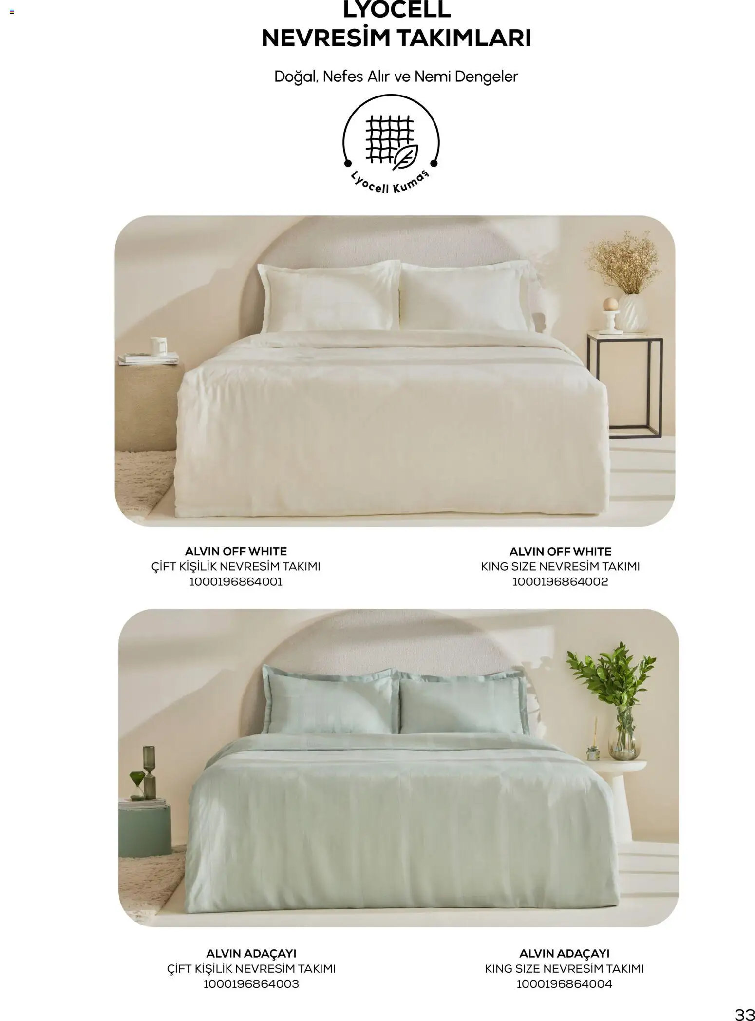 Karaca Home Katalog - 01.03.2026 tarihinden itibaren geçerlidir | Sayfa: 33 | Ürünler: Nevresim, Nevresim takımları