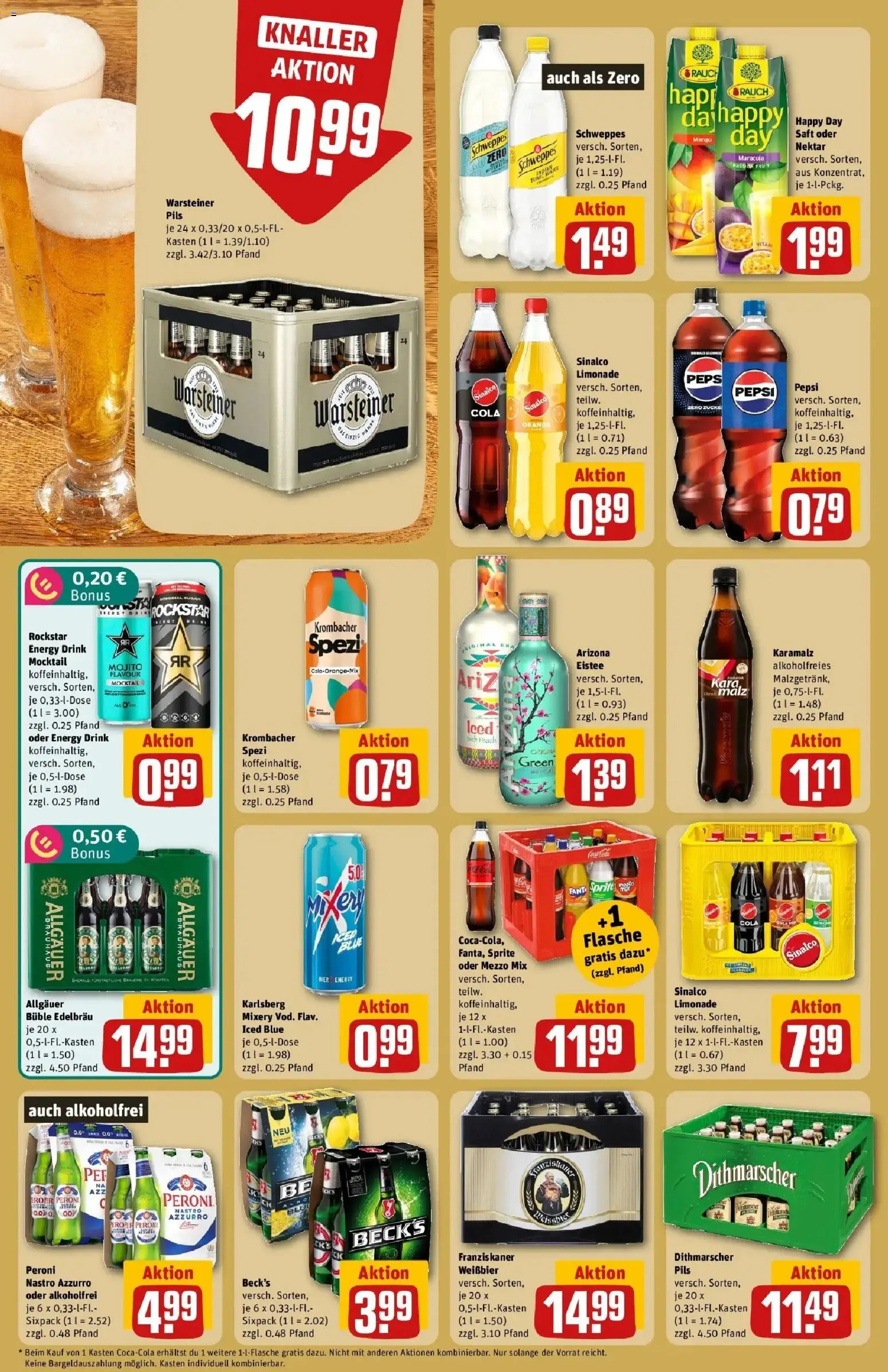 REWE Prospekt ab 12.10.2026 zum Blättern » Angebote | Seite: 20 | Produkte: Mezzo mix, Energy, Bier, Mixery