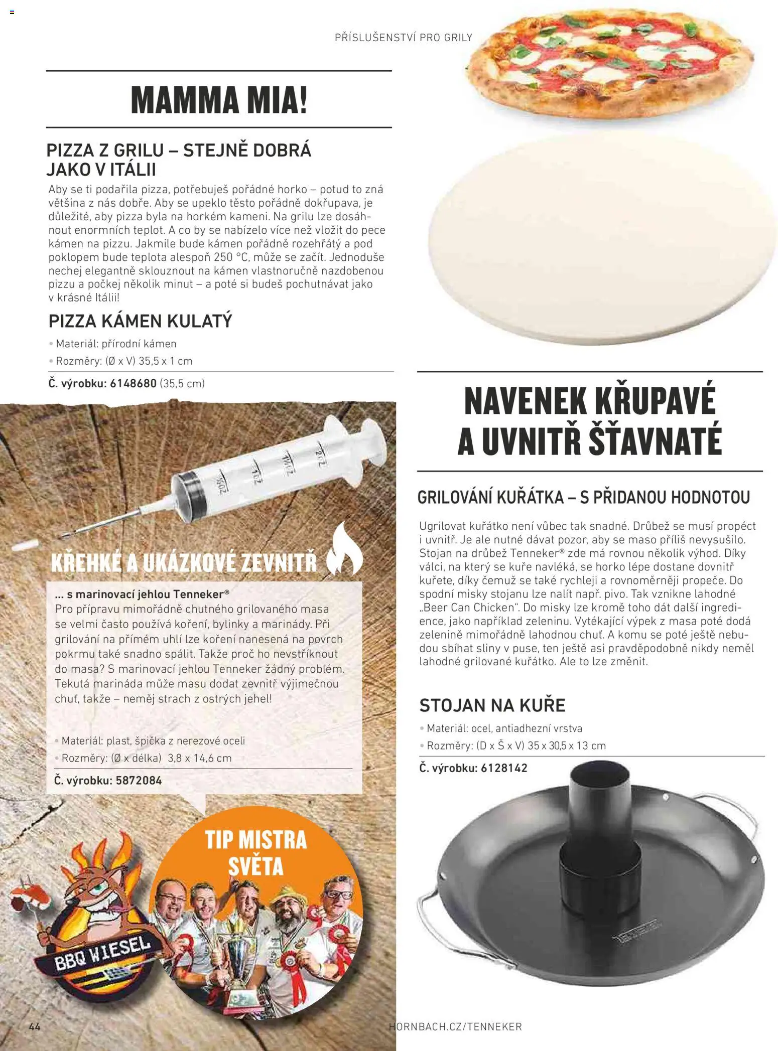 HORNBACH leták - Magazín o grilování od 01.01.2026 | Strana: 44 | Produkty: Grilování, Koření, Maso, Těsto