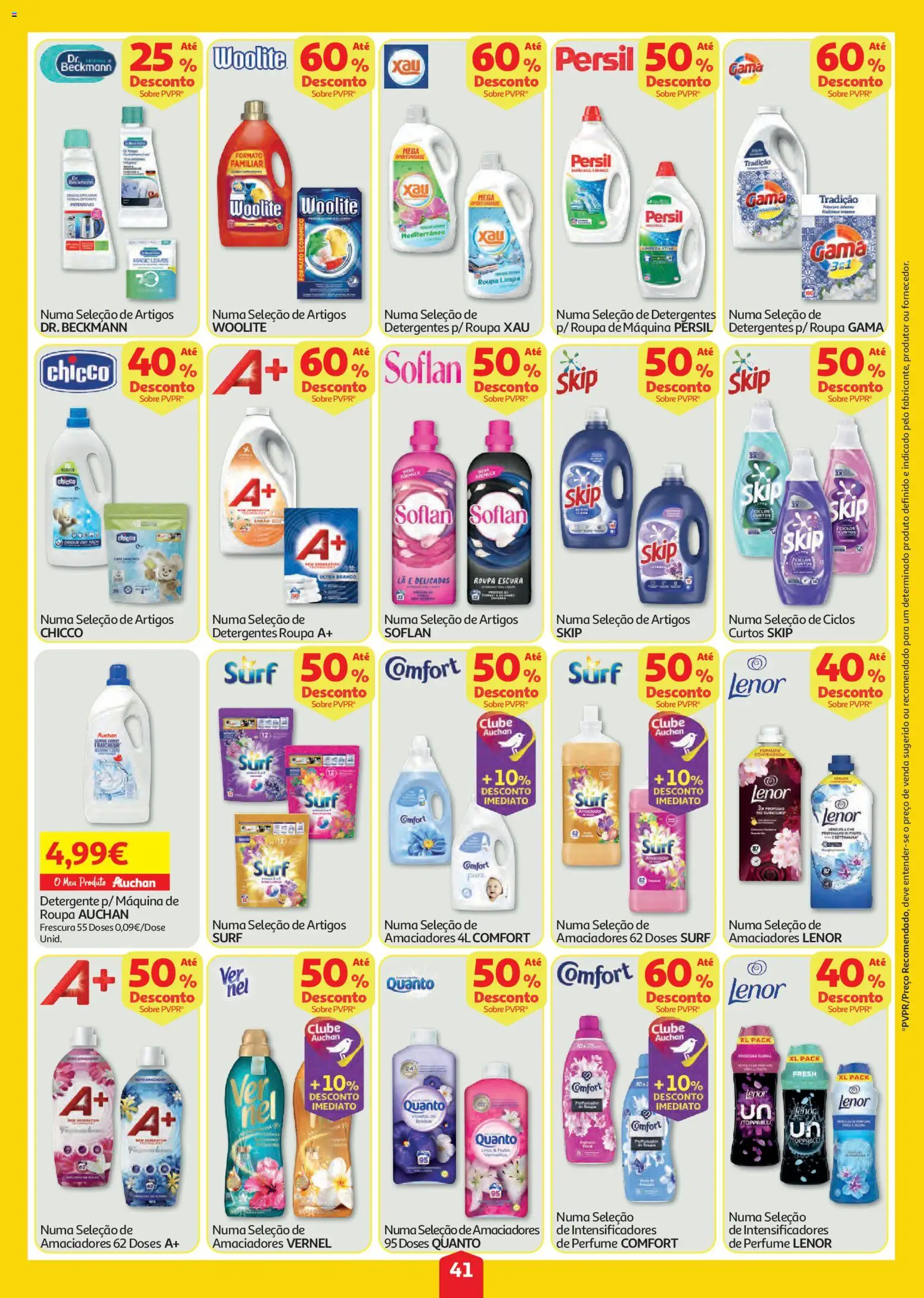 Auchan folheto │ válido de 23/07/2026 | Página: 41 | Produtos: Perfume, Detergente, Persil