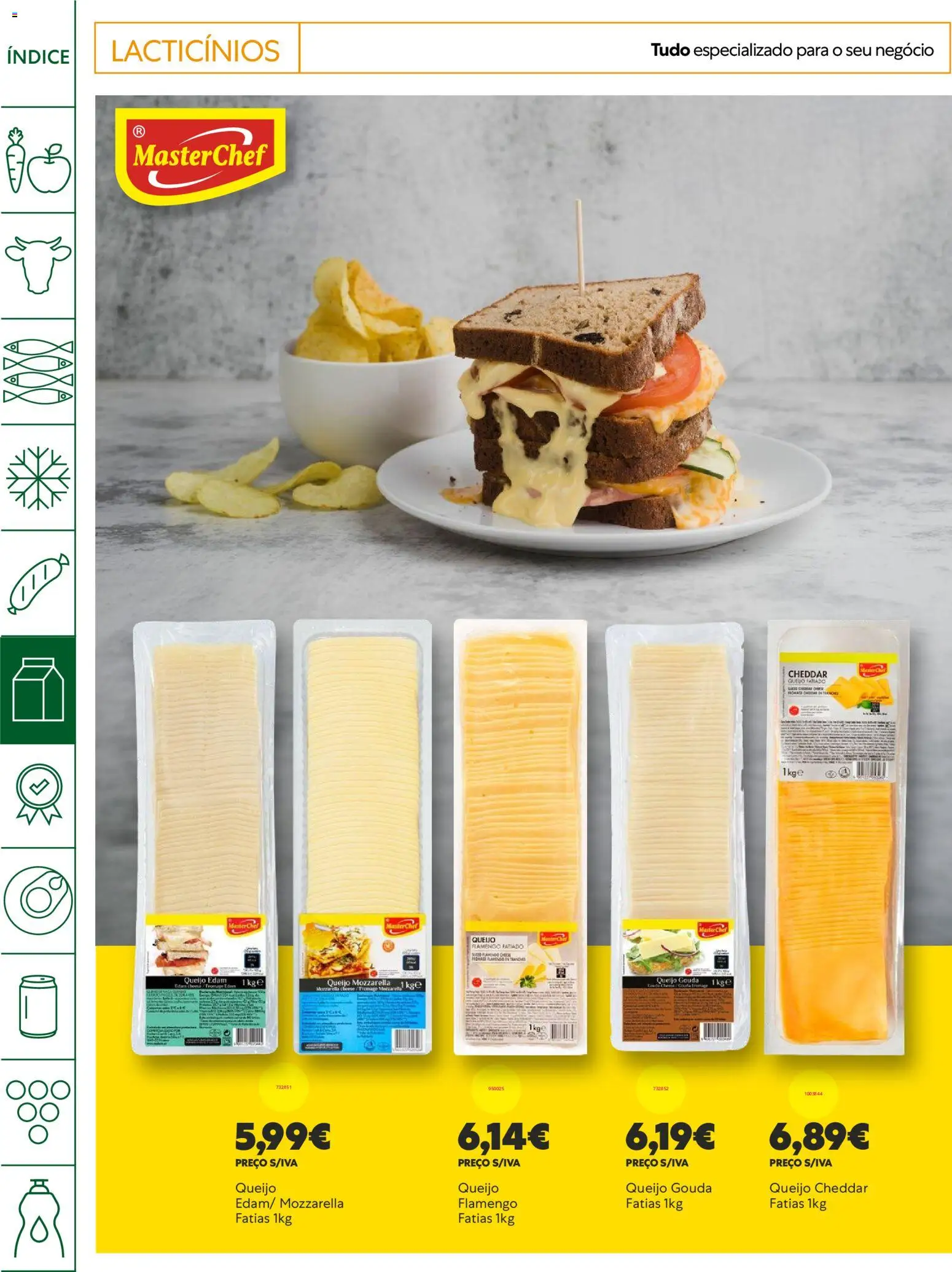 Recheio Horeca │ válido de 12.05.2026 | Página: 16 | Produtos: Queijo, Cheddar