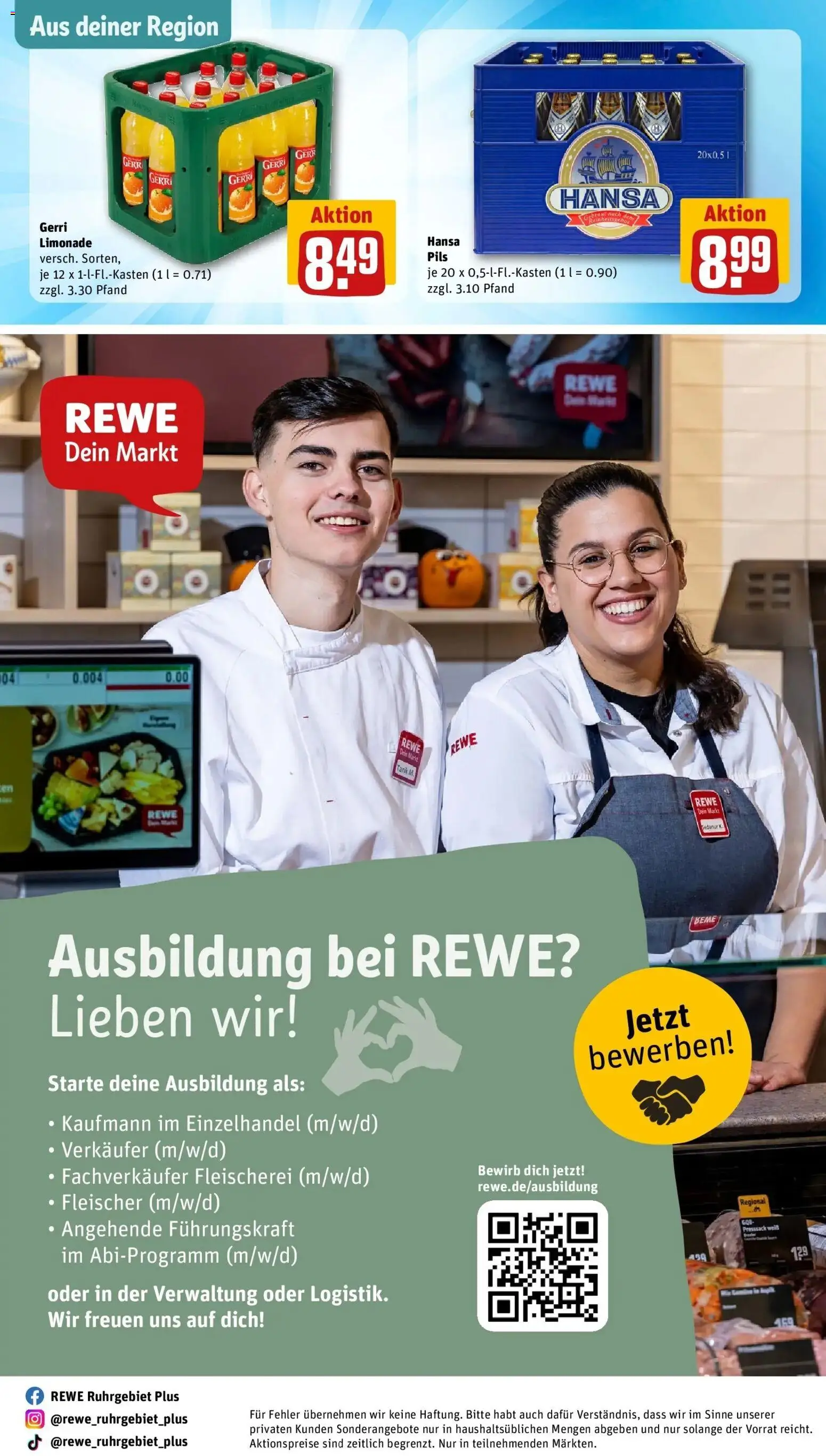 Rewe Prospekt Essen / Stoppenberg – gültig ab 26.05.2026 | Seite: 30 | Produkte: Pils, Limonade