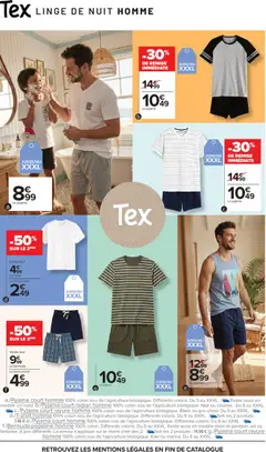 Carrefour - Prévisualisation de Carrefour Special linge de nuit & maison valide à partir de 12.05.2026 | Page: 13 | Produits: Coton, Kaki, Pantalon, Pyjama