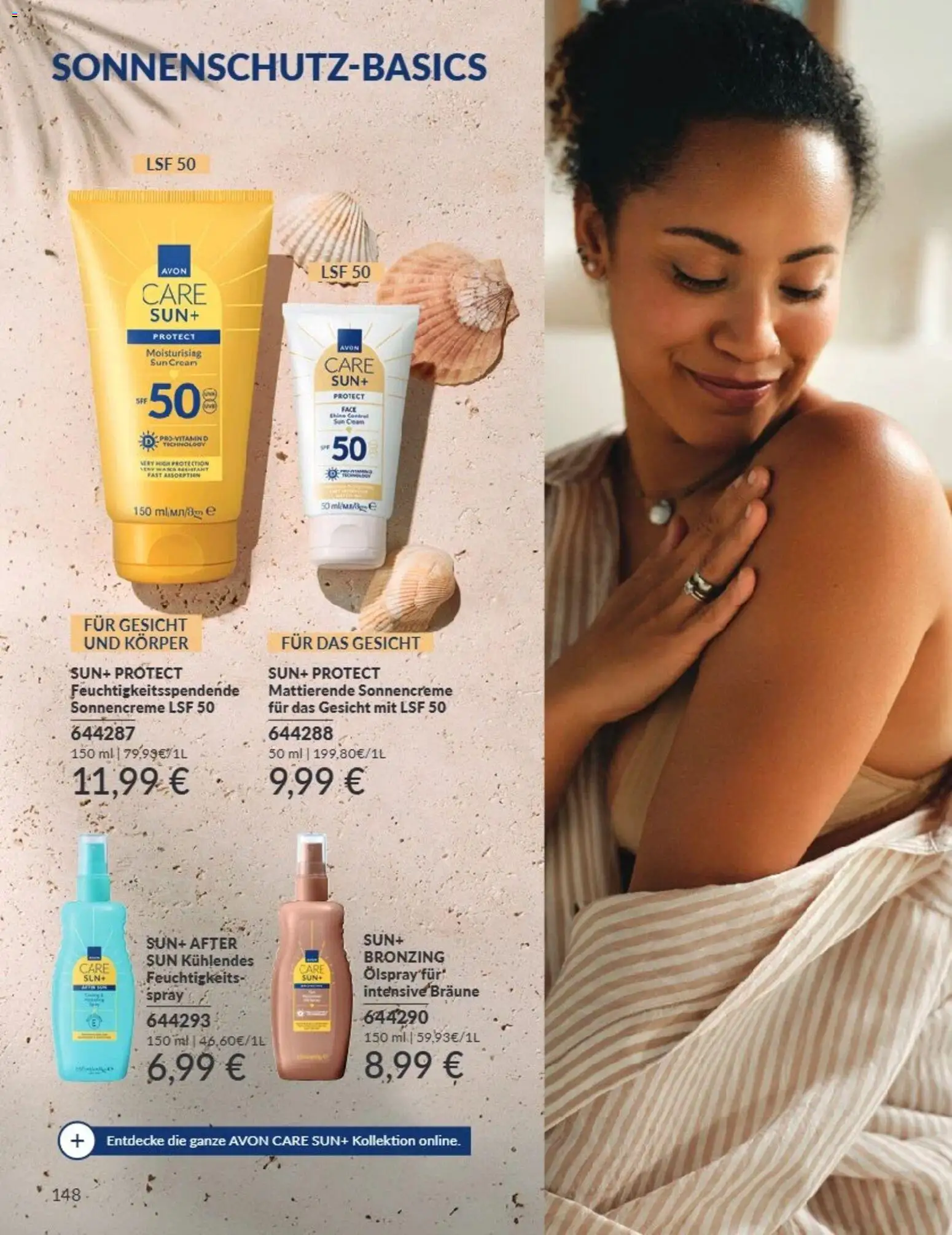 AVON Katalog August 2026 – gültig ab 08.08.2026 | Seite: 148 | Produkte: Sonnencreme, After Sun