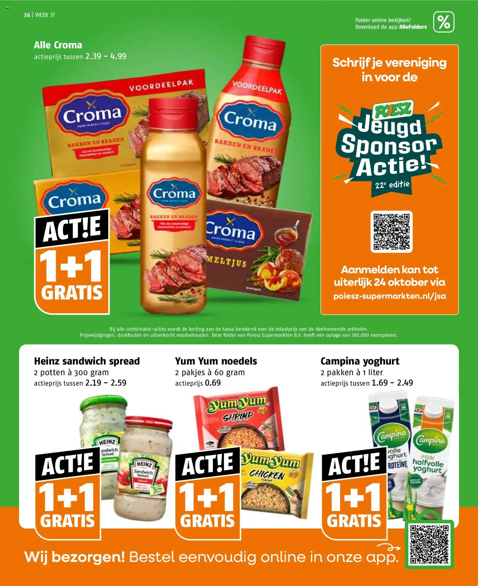 {H1} | Pagina: 36 | Producten: Yoghurt, Noedels, Kan, Sandwich