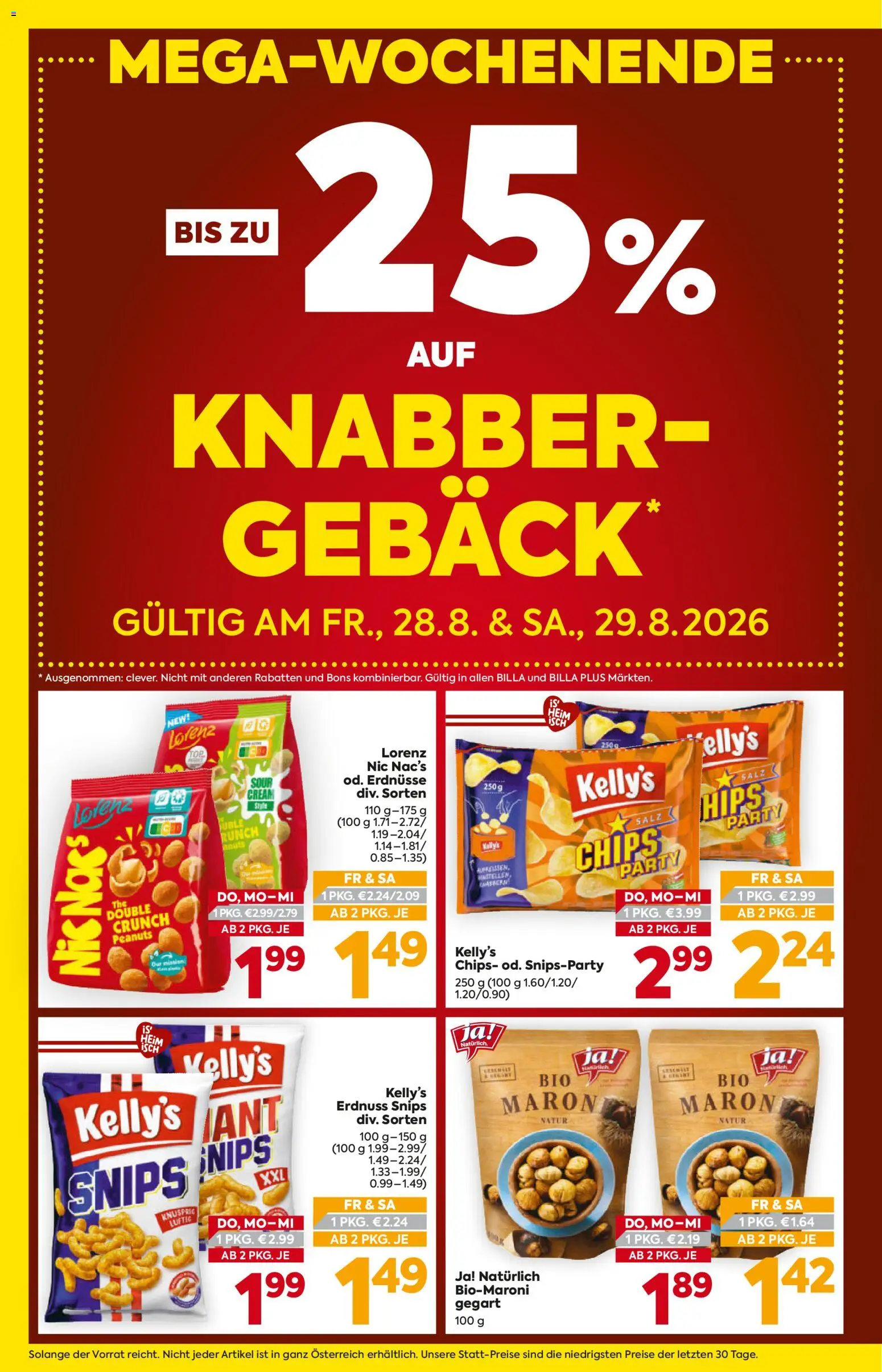 Billa - Flugblatt gültig ab 27.08.2026 | Seite: 2