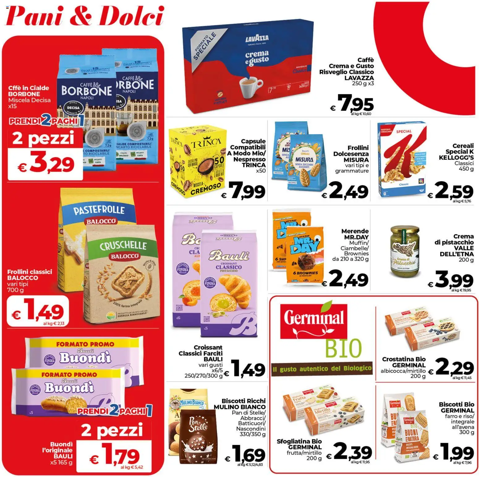 Volantino COOP del 11.06.2026 | Pagina: 20 | Prodotti: Crema, Pane, Biscotti, Lavazza