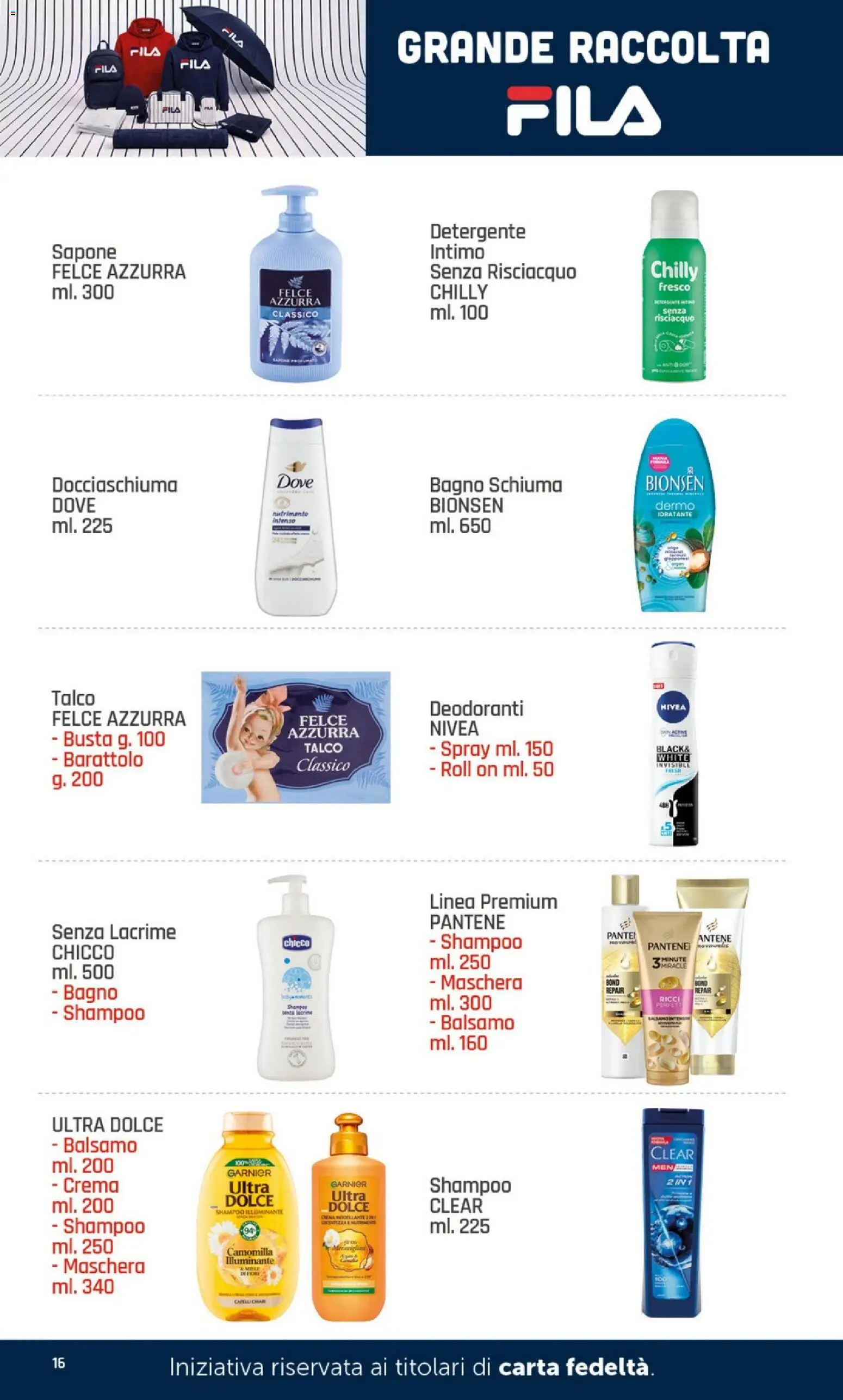 Volantino DOK del 07/09/2026 | Pagina: 16 | Prodotti: Illuminante, Shampoo, Maschera, Talco