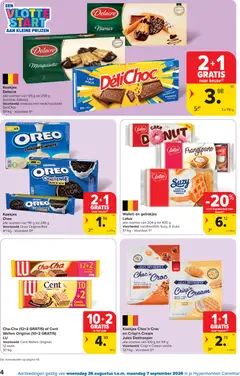 Lotus cake Donut, Wafels en gebakjes Lotus - Voorbeeld van een folder van Carrefour, geldig van 26/08/2026 | Pagina: 4