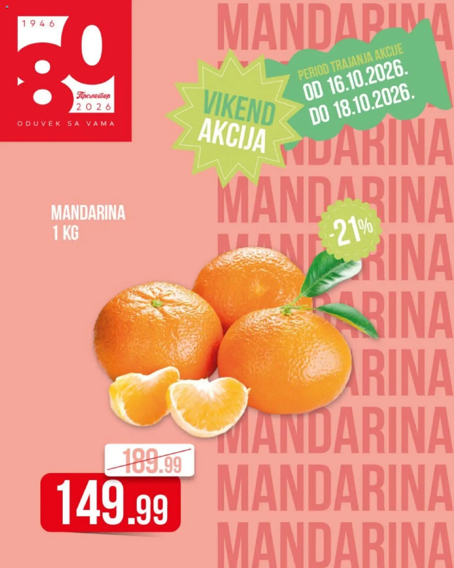Metalac Proleter katalog - važi od 16.10.2026 | Strana: 2 | Proizvode: Mandarina