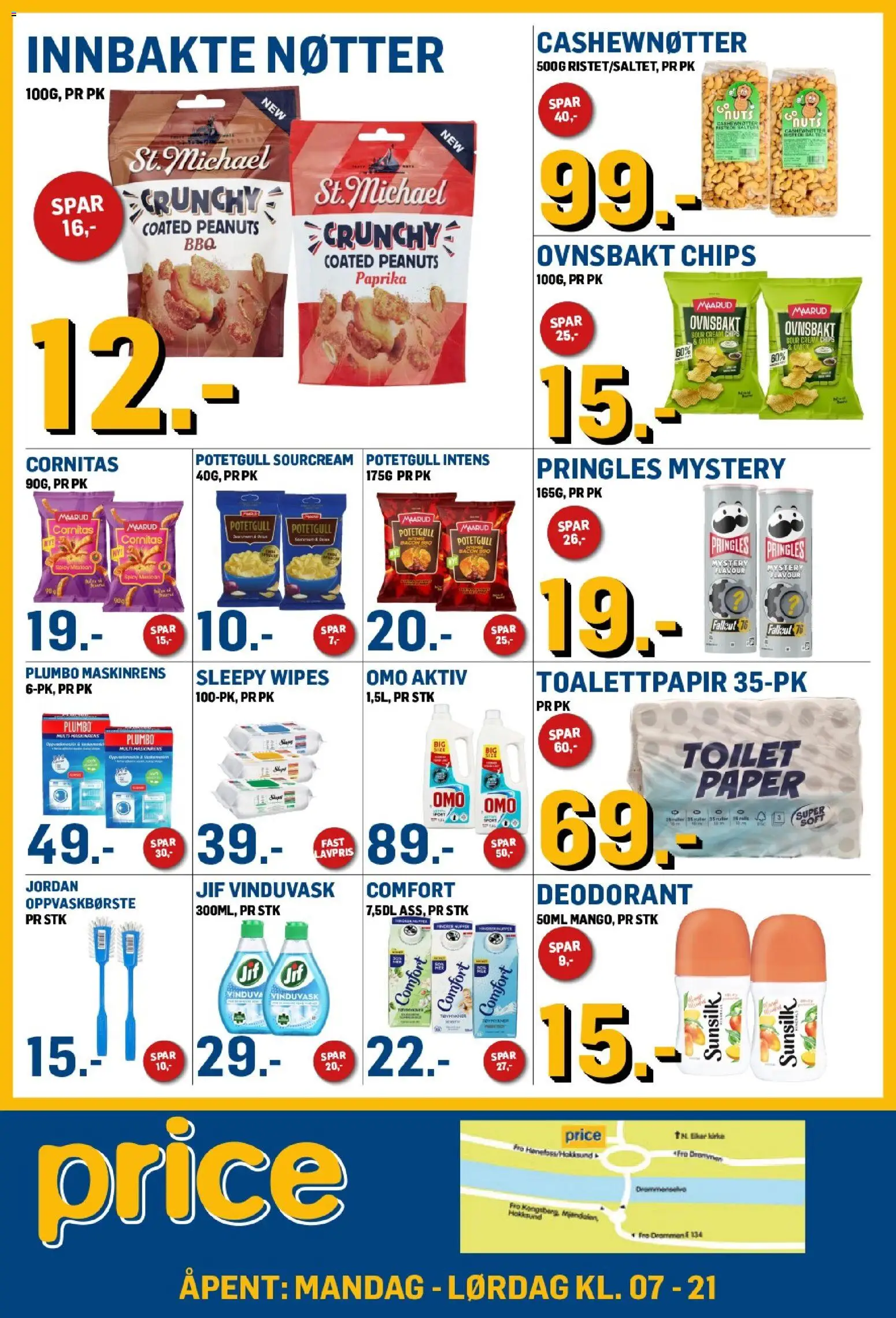 {H1} | Side: 8 | Produkter: Wipes, Chips, Paprika, Potetgull