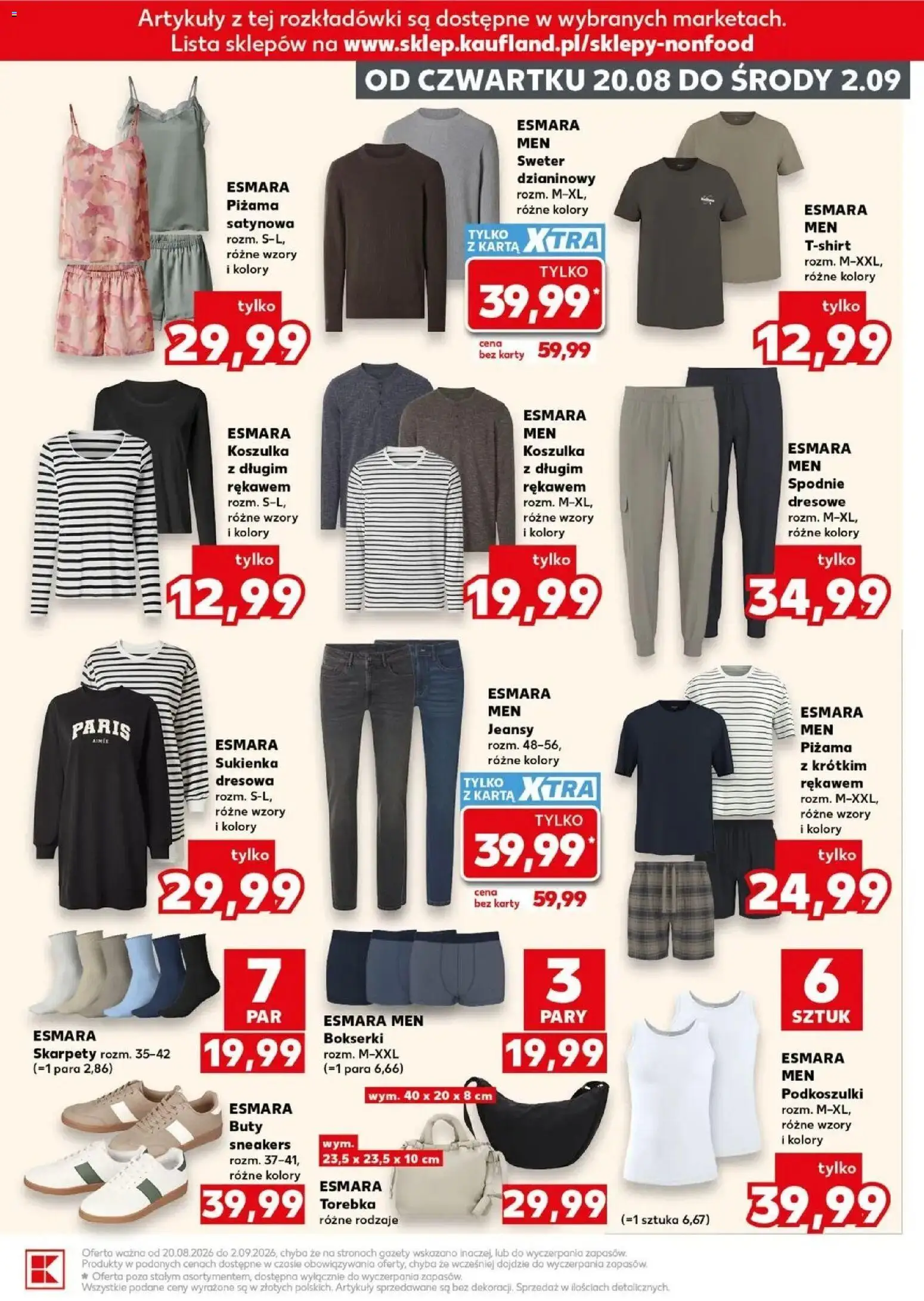 Kaufland gazetka - Złap Okazje od 20.08.2026 - od jutra PDF | Strona: 11 | Produkty: Karta, Sweter, Torebka, Gazety