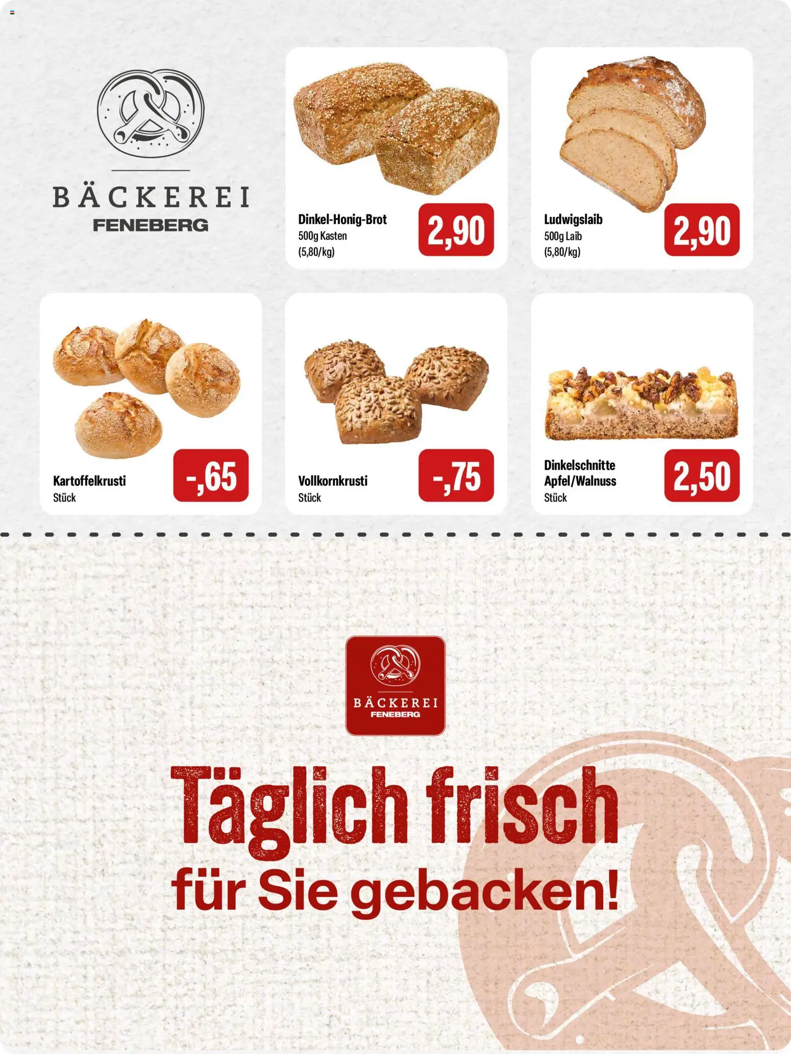 Feneberg Angebote – gültig ab 19.03.2026 | Seite: 4 | Produkte: Bäckerei