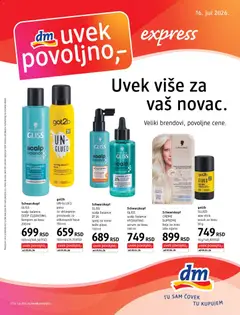DM Drogerie katalog Express - pregled DM Drogerie kataloga - važi od 16.07.2026