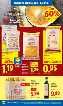 OKUSI ZAVIČAJA Sok od prešanih jabuka XXL, Mutni, 5 l - Pregled kataloga iz trgovine Lidl, vrijedi od 18.05.2026 | Stranica: 6
