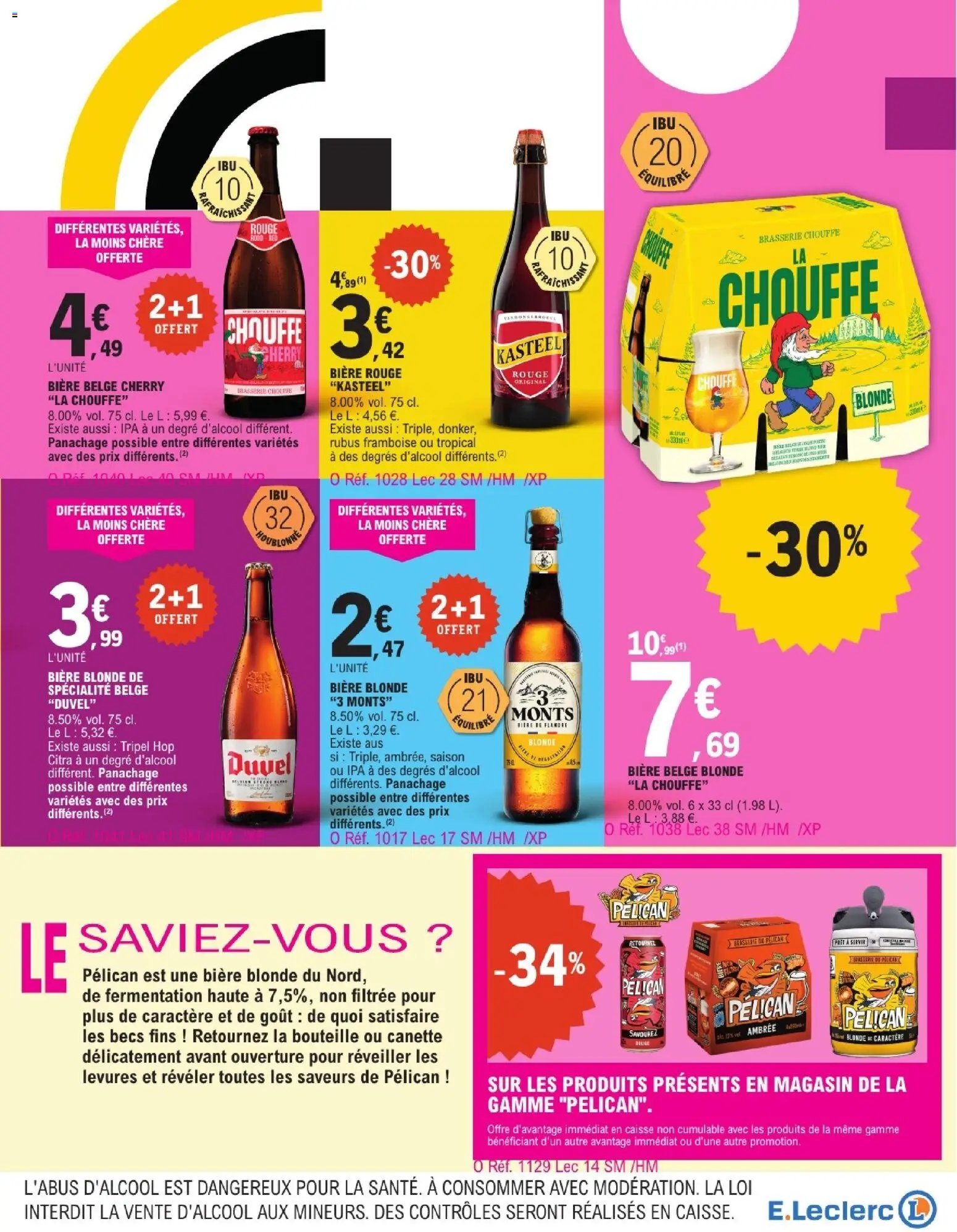 {H1} | Page: 9 | Produits: Bière blonde, Bouteille, Bière, Bière belge