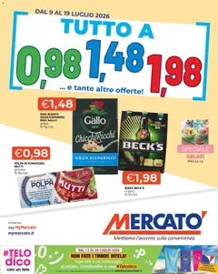Anteprima del volantino Mercatò volantino valido a partire dal 09/07/2026