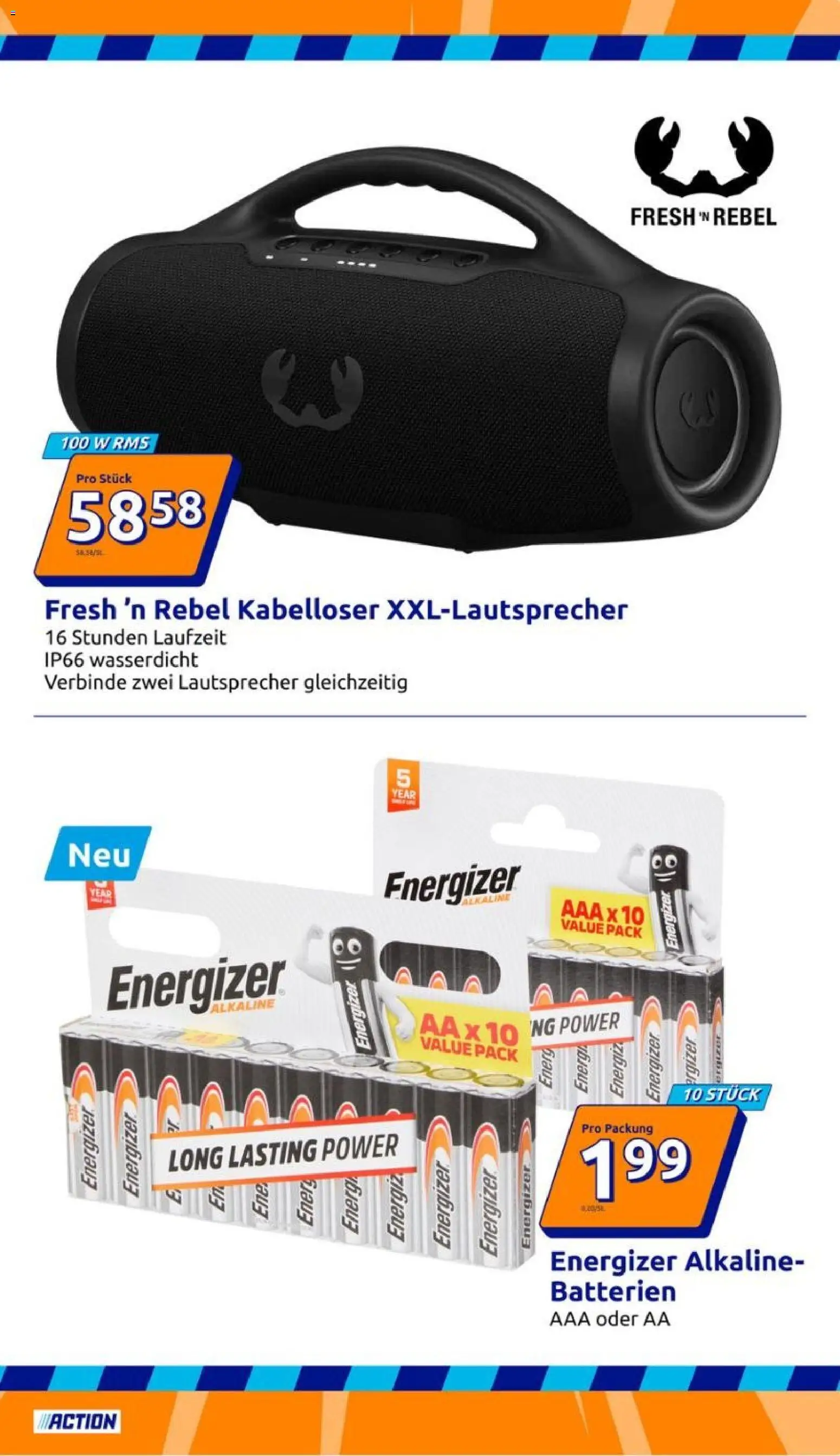 Action Prospekt – gültig ab 20.05.2026 | Seite: 15 | Produkte: Lautsprecher, Batterien