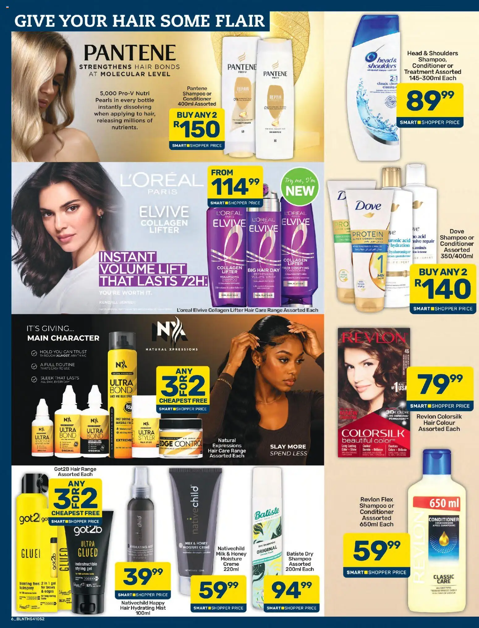 New Pick n Pay catalogue – valid from 24/07/2026 | Page: 6 | Products: Milk, Hair colour, Ham, Conditioner