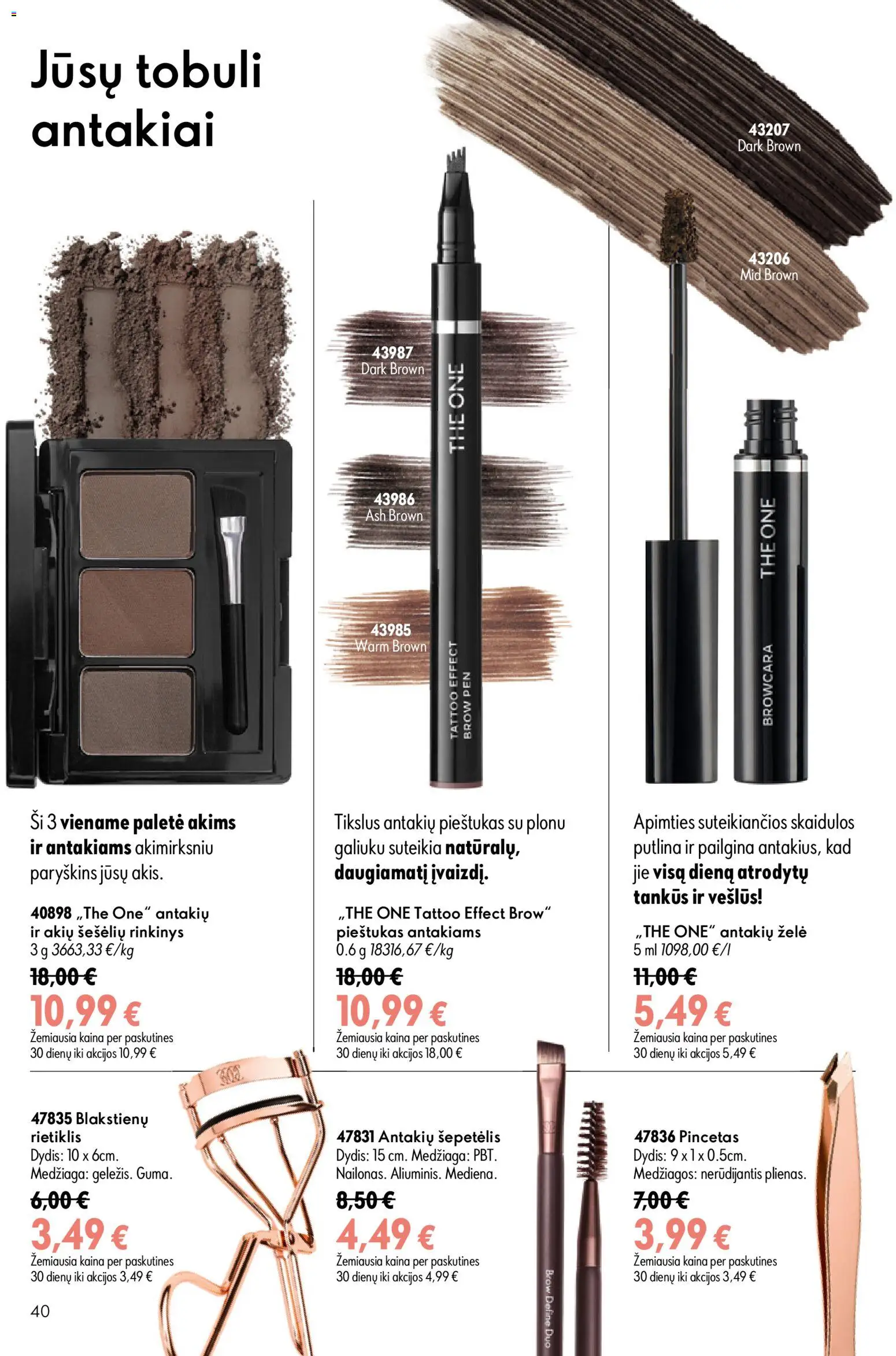 Oriflame akcijos nuo 2026.07.15 | Puslapis: 40 | Prekių: Šepetėlis