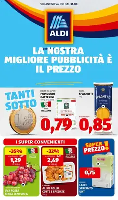 Anteprima del volantino Aldi volantino valido a partire dal 31/08/2026