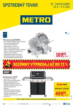 Metro leták platný od 26.08.2026 | Strana: 1 | Produkty: Gril, Teplomer