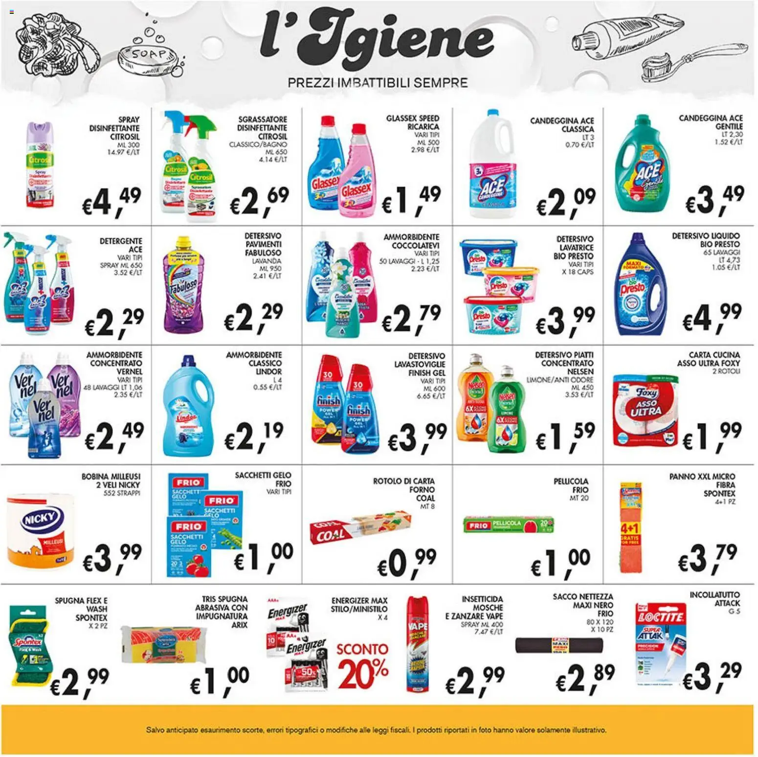 Volantino Coal del 04.06.2026 | Pagina: 21 | Prodotti: Candeggina, Lavatrice, Forno, Insetticida